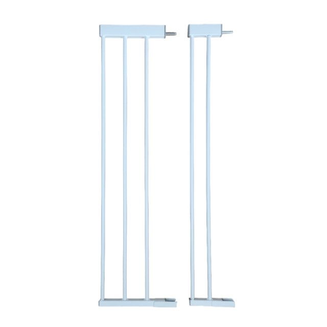 Pachet poarta de siguranta pentru copii si 2 extensii, dimensiuni ajustabile 71-104 cm, Empria, Alb [6]