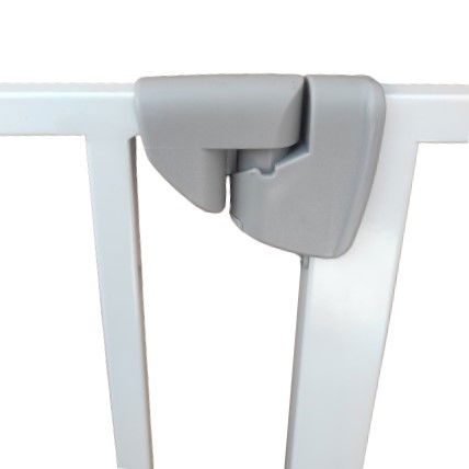 Pachet poarta de siguranta pentru copii si 2 extensii, dimensiuni ajustabile 71-104 cm, Empria, Alb [11]