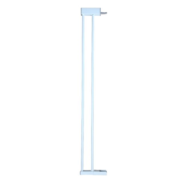 Pachet poarta siguranta copii si o extensie de 9 cm, dimensiune reglabila intre 71 si 86 cm, Empria, Alb [6]