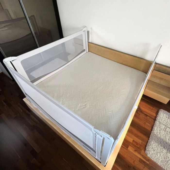 PACHET PREMIUM: 3 Protectii laterale pat, PREMIUM XXL, 160x200 cm + 2 Seturi Conectori [15]