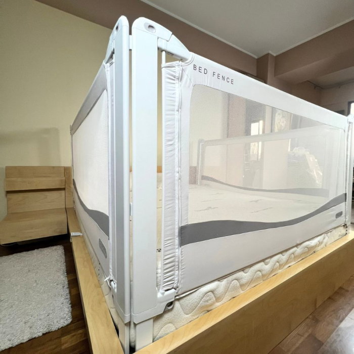 PACHET PREMIUM: 3 Protectii laterale pat, PREMIUM XXL, 160x200 cm + 2 Seturi Conectori [12]