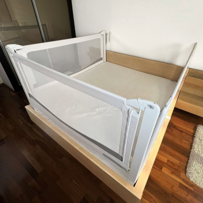 PACHET PREMIUM: 3 Protectii laterale pat, PREMIUM XXL, 160x200 cm + 2 Seturi Conectori [14]