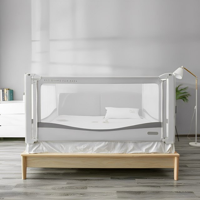 PACHET PREMIUM: 3 Protectii laterale pat, PREMIUM XXL, 140x200 cm + 2 Seturi Conectori [27]