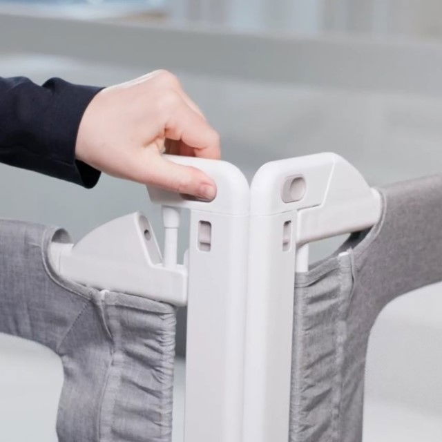 PACHET PREMIUM: 3 Protectii laterale pat, XXL de dimensiuni 200x200 cm + 2 Seturi Conectori [24]