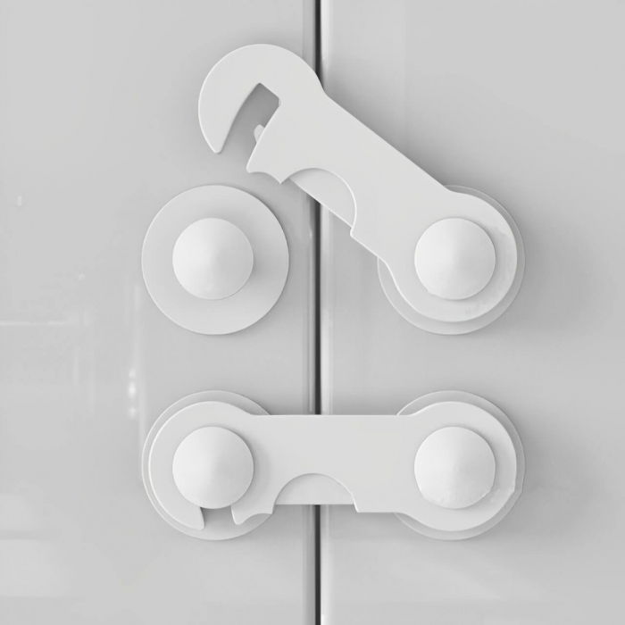 PACHET: Set 32 piese protectii mobilier + Deflector AC, protectie curent aer, Alb, Empria [10]