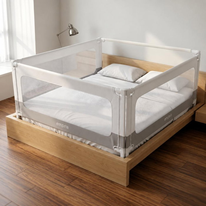 PACHET SELECT: 3 Bariere protectie pat copii, SELECT, 160x200 cm + bara stabilizatoare [5]