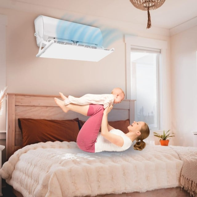 PACHET: Set 32 piese protectii mobilier + Deflector AC, protectie curent aer, Alb, Empria [3]