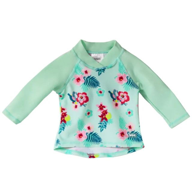 PACHET: SLIP + BLUZA, BANZ - Floral Mint, Marimea 4 [5]