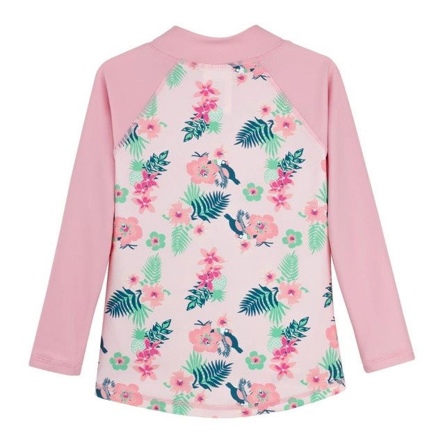 PACHET: SLIP + BLUZA, Floral Pink, Marimea 4 [9]