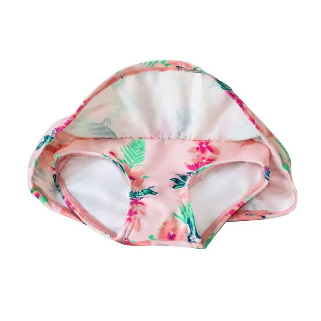 PACHET: SLIP + TRICOU, Floral Pink, Marimea 0 [10]