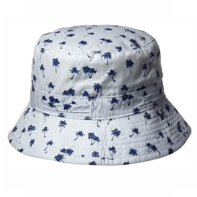 Palarie Copii Bucket, Protectie Soare UPF50+, Light Palm Tree, Diverse marimi [3]