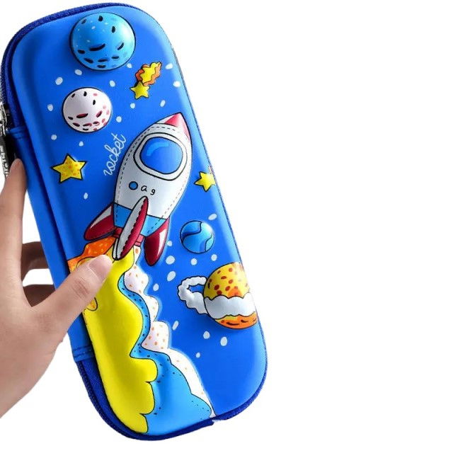 Penar 3D, compartimentat, imagini in relief, inchidere cu fermoar, pentru scoala si gradinita, Empria, Nava spatiala [8]