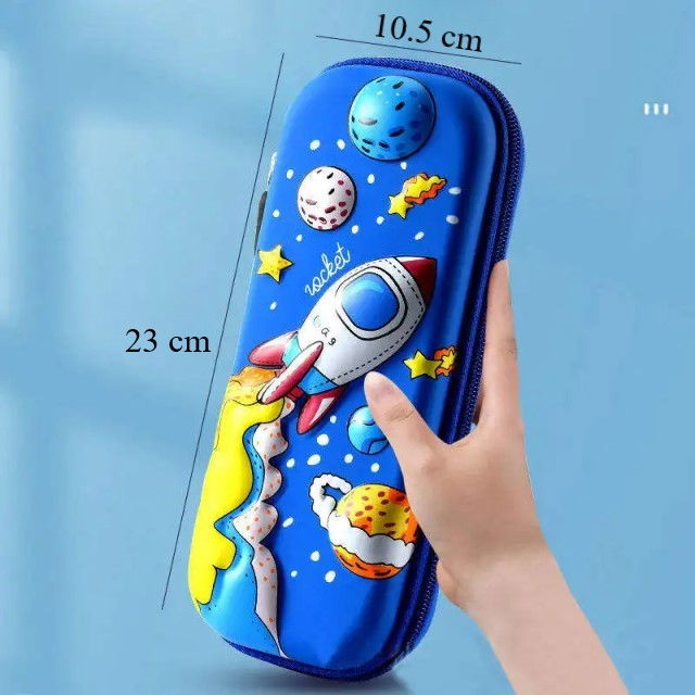 Penar 3D, compartimentat, imagini in relief, inchidere cu fermoar, pentru scoala si gradinita, Empria, Nava spatiala [9]