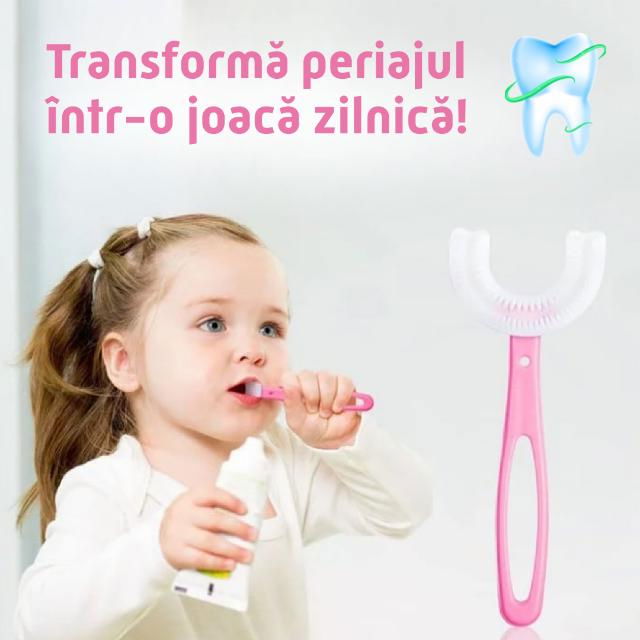 Periuta de dinti circulara, pentru copii, Empria, Diverse culori [5]