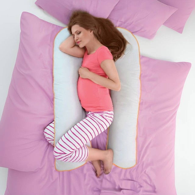 Perna 3 in 1 pentru gravide si alaptat in forma de U BabyJem