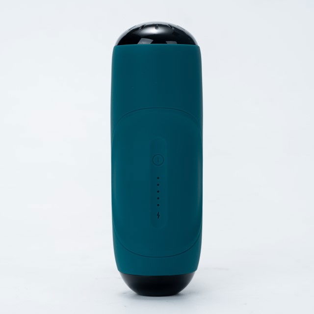 Pistol Masaj Premium - Aparat Masaj Ultra-Portabil, 5 Capete, 5 Viteze, 3000 Percutii, Motor Silentios, Carcasa Depozitare, Verde [15]