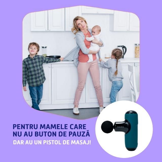 Pistol Masaj Premium - Aparat Masaj Ultra-Portabil, 5 Capete, 5 Viteze, 3000 Percutii, Motor Silentios, Carcasa Depozitare, Verde [9]