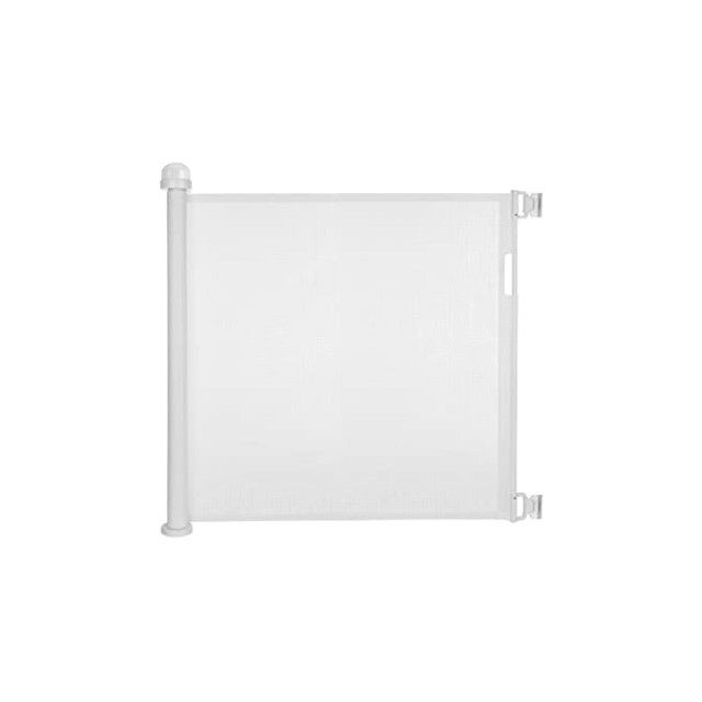 Poarta de siguranta retractabila extra lunga, 180 cm, Alb [8]