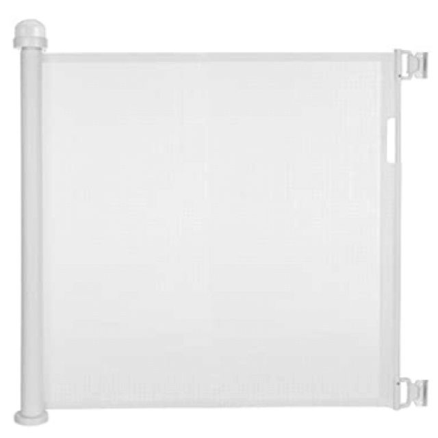 Poarta de siguranta retractabila extra lunga, 180 cm, Alb [2]