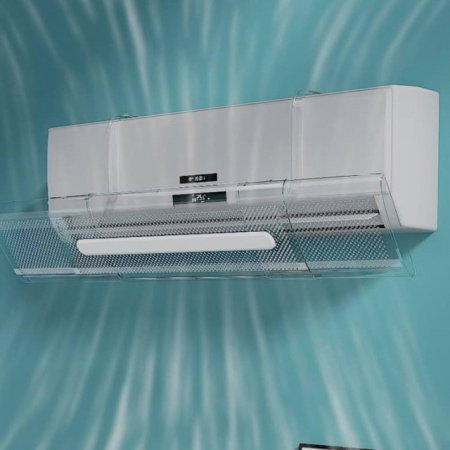 PRODUS RESIGILAT - Deflector aer conditionat, extensibil 50-74 cm, Alb [5]