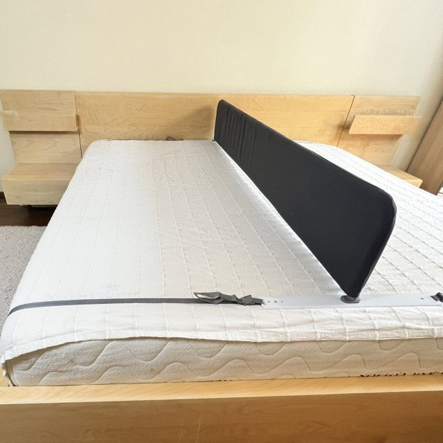 PRODUS RESIGILAT - Despartitor pentru pat, 189x26 cm, Gri inchis [5]