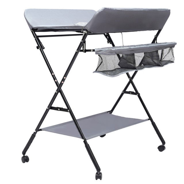 PRODUS RESIGILAT - Masa de infasat bebe, Empria, multifunctionala, pliabila, 2 cosuri depozitare, 77x62 cm [12]