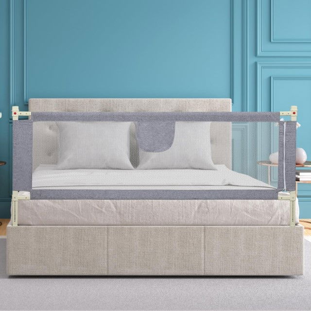 PRODUS RESIGILAT - Protectie pat copii, inaltime ajustabila 69-97 cm, 215.5 cm [5]