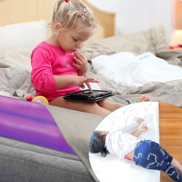 PRODUS RESIGILAT - Set bumpere gonflabile protectie pat copii, Empria, 2 bucati, portabile, 120x20x15 cm [1]