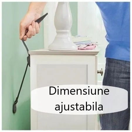 Protectie impotriva daramarii televizorului, ancorare TV, protectie cutremur, chingi din nailon si metal, Empria [9]