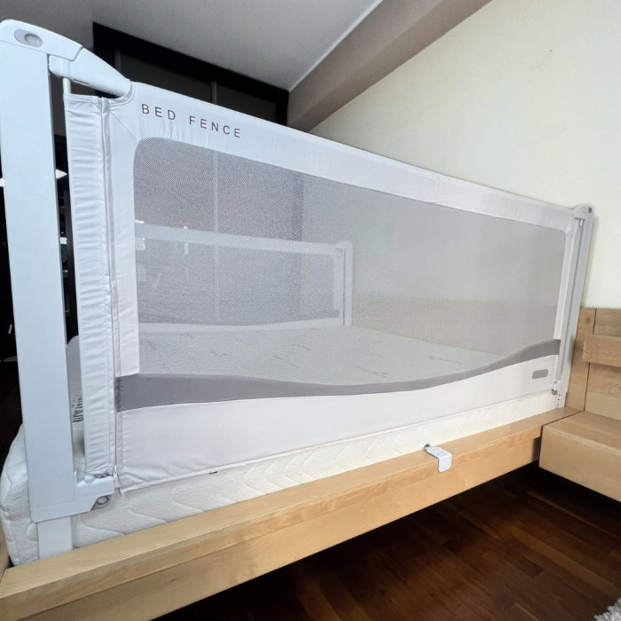 Protectie laterala pat XXL inaltime ajustabila 81-96 cm | Buy4Baby [5]