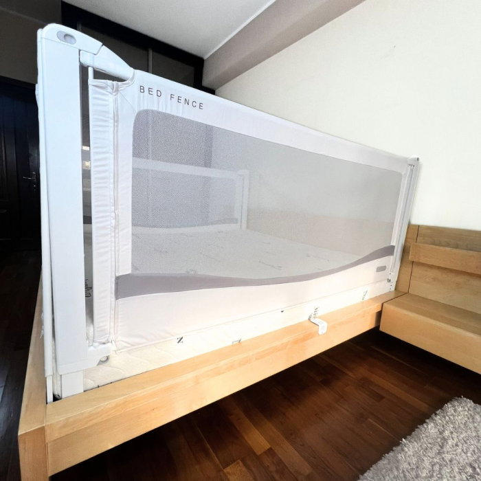 Protectie laterala pat XXL inaltime ajustabila 81-96 cm | Buy4Baby [16]