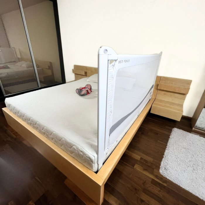 Protectie laterala pat XXL inaltime ajustabila 81-96 cm | Buy4Baby [6]