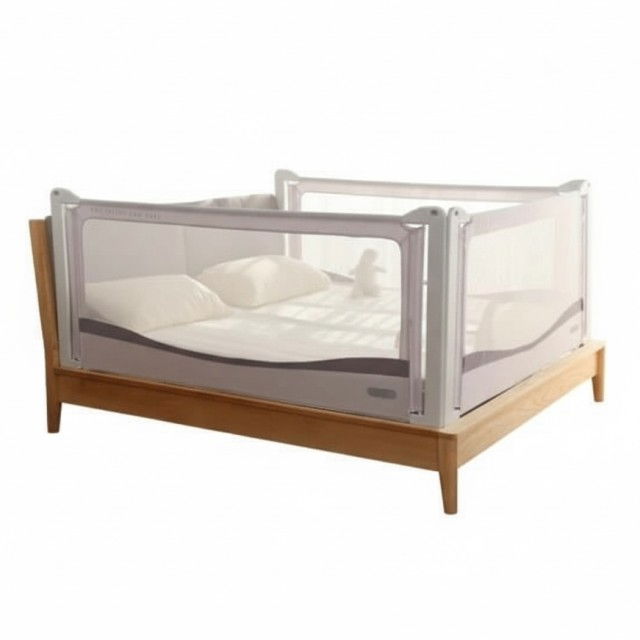 Protectie laterala pat XXL inaltime ajustabila 81-96 cm | Buy4Baby [21]