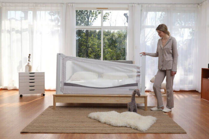 Protectie laterala pat XXL inaltime ajustabila 81-96 cm | Empria [3]