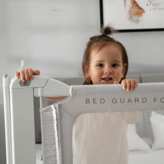 Protectie laterala pat XXL inaltime ajustabila 81-96 cm | Buy4Baby [13]