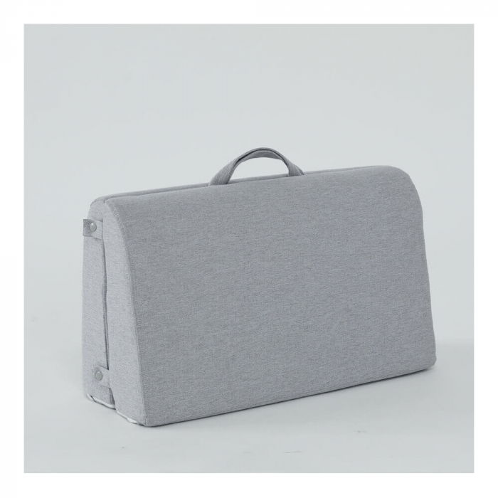 PRODUS RESIGILAT - Protectie pat copil, pliabila si super portabila, H 30 cm, Gri, 120 cm [17]