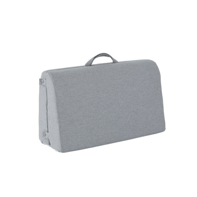 Protectie pat copil, pliabila si super portabila, H 30 cm, 120 cm, Gri [17]