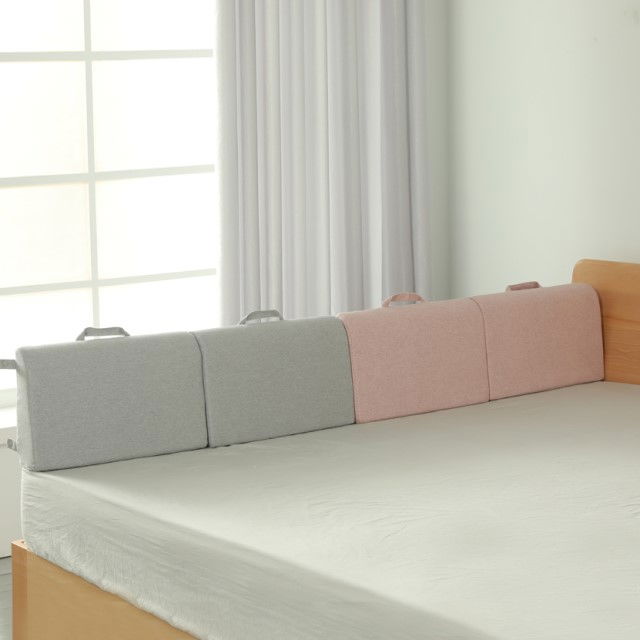 Protectie pat copil, pliabila si super portabila, H 30 cm, 120 cm, Gri [13]