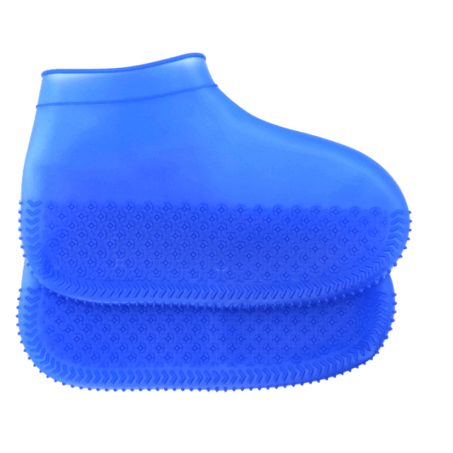 Protectii pentru incaltaminte, impermeabile de silicon, anti-alunecare, Empria, marime S 30 - 34, Albastru [3]