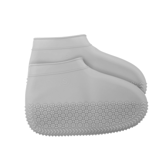 Protectii pentru incaltaminte, impermeabile de silicon, anti-alunecare, Empria, marime S 30 - 34, Gri [8]