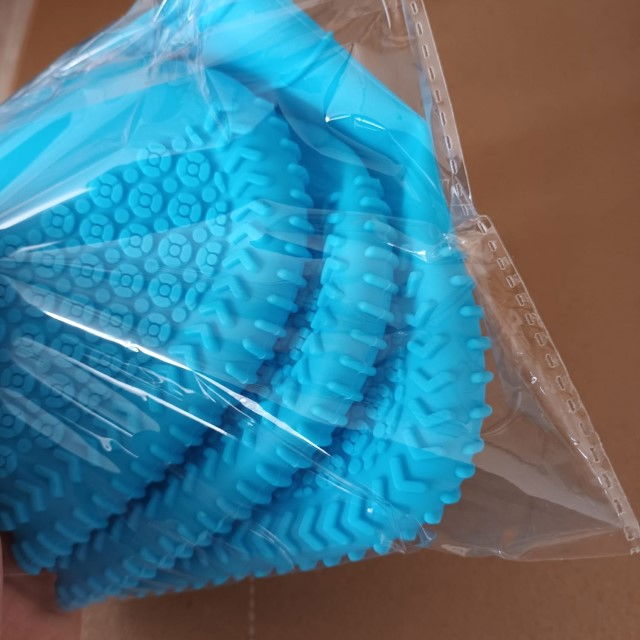 Protectii pentru incaltaminte, impermeabile de silicon, anti-alunecare, Empria, marime S 30 - 34, Bleu [7]
