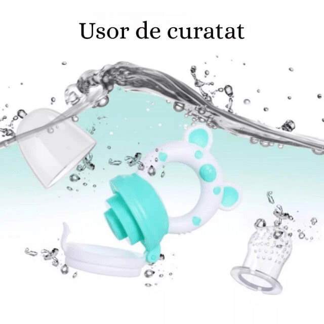 Recipient hranire bebelus, mini suzeta silicon diversificare alimente, 3 - 6 luni, Empria, Diverse culori [8]