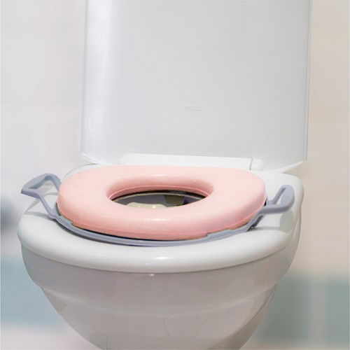 Reductor WC copii moale uni pentru toaleta BabyJem, Diverse culori [2]