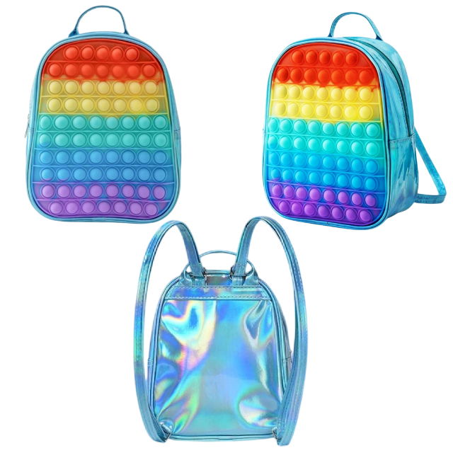 Rucsac ghiozdan prescolari, Empria, Pop It, Antistres, Rainbow [7]