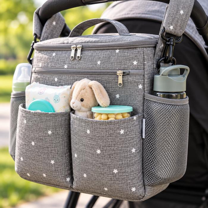 Rucsac multifunctional 5 in 1 geanta bebe, 37x18x31 cm, Diverse culori [4]