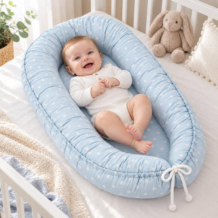 Saltea reductor 5 in 1 BabyNest Cushion, Bleu [4]