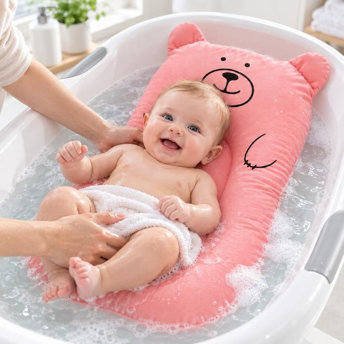 Salteluta suport pentru baita BabyJem, Roz [1]