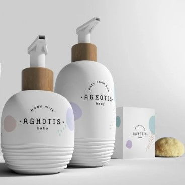 Sampon si gel de dus hipoalergenic 2 in 1 pentru bebelusi si copii Agnotis 400 ml [5]