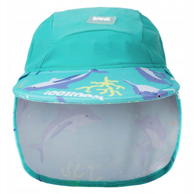 Sapca cu Protectie Gat, pentru bebelusi si copii, UPF50+, Dolphin, Marimea M [2]