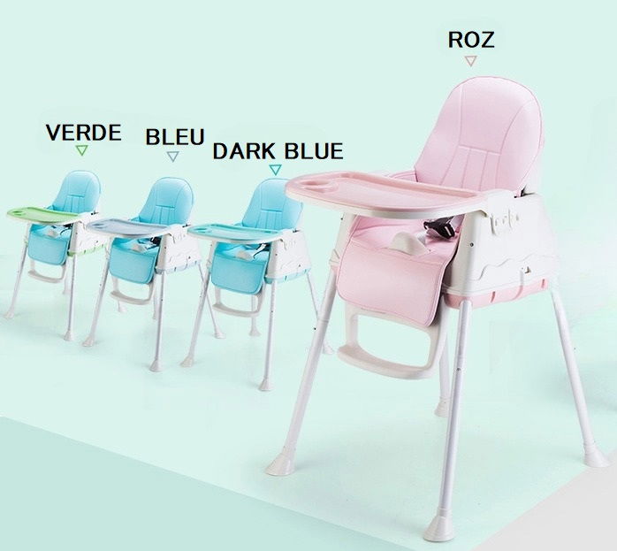 PRODUS RESIGILAT - Scaun de masa 6 in 1 pentru bebelusi si copii, Bleu [6]